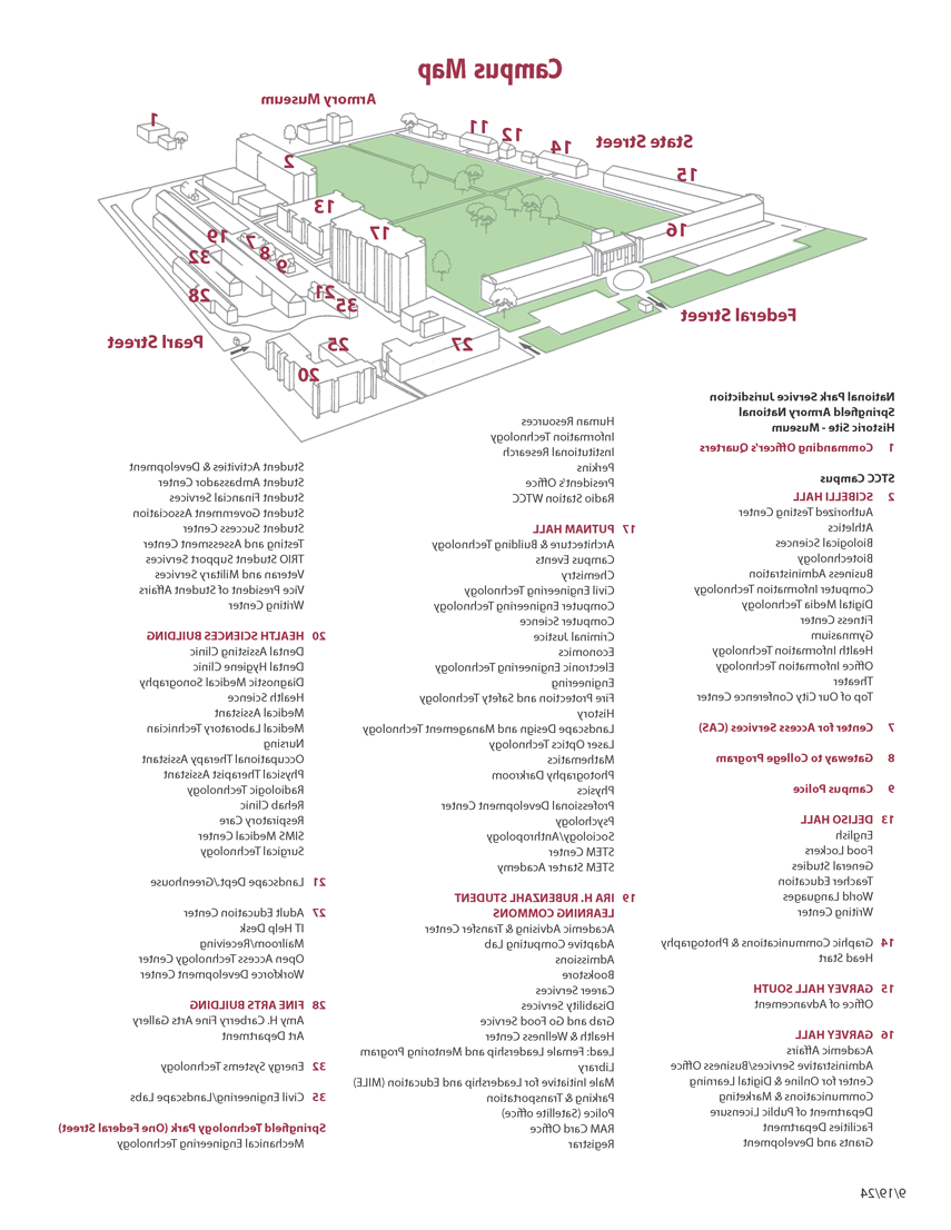 博彩网站 Campus Map